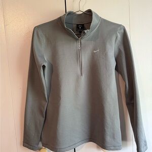Nike Pro Silver Dri-FIT Quarter-Zip Top